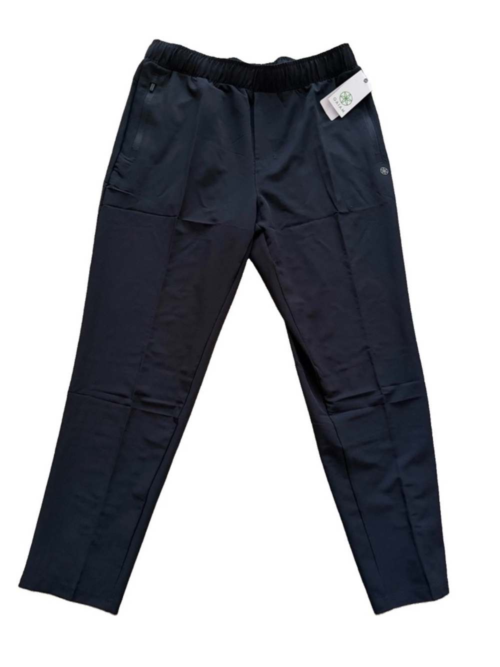 Gaiam Lunge 2.0 Pants Joggers Black Zip Pockets Men’s Large L